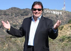 Gavin Wood image with Hollwood sign